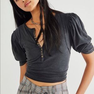 Free People Snow Dropped Henley top small